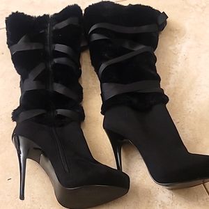 Nina fur boots